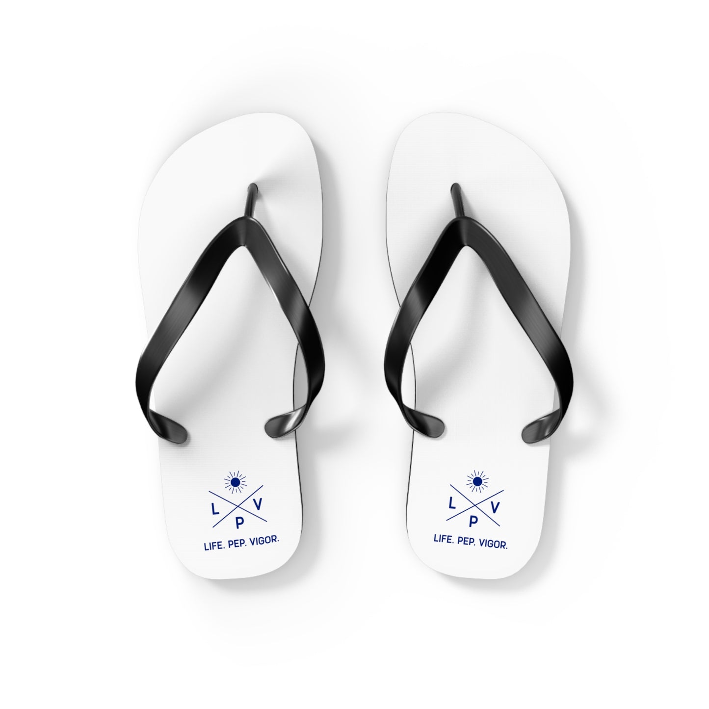 Life.Pep.Vigor. Logo Flip Flop