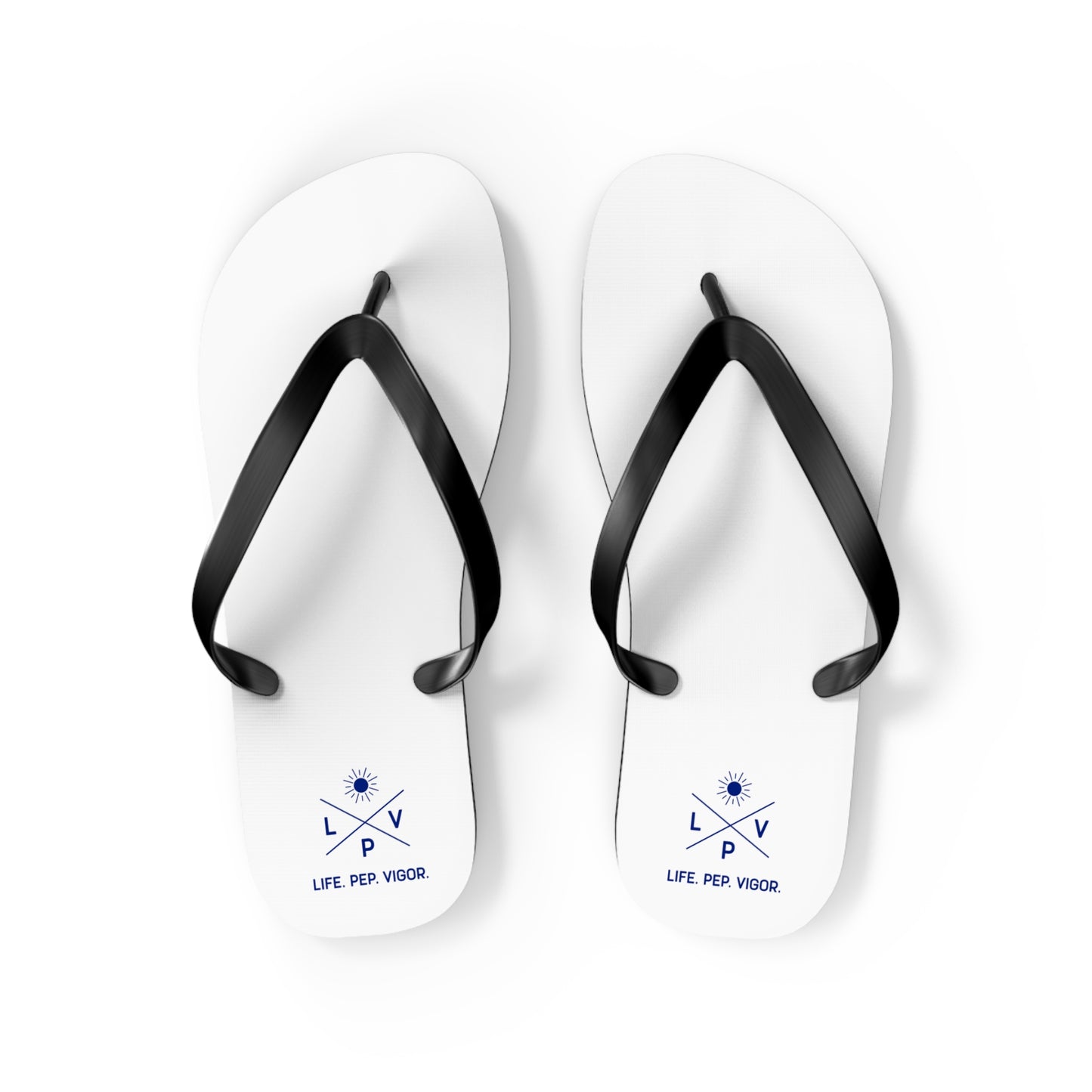 Life.Pep.Vigor. Logo Flip Flop
