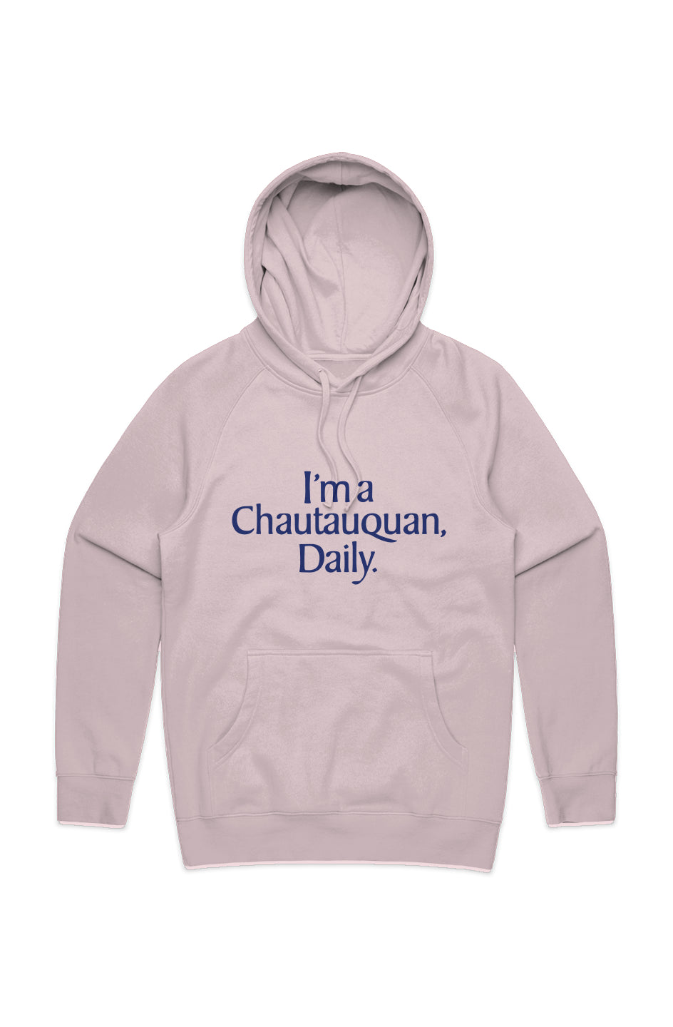 Daily Classic Fleece Hoodie - Bone, Pink