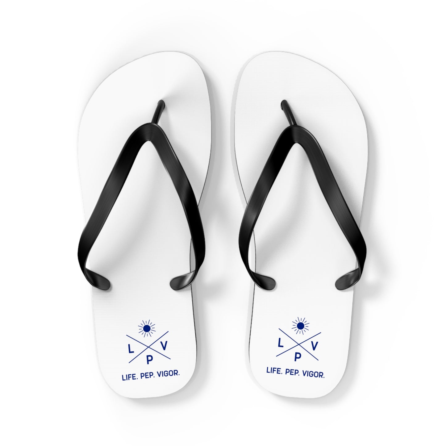 Life.Pep.Vigor. Logo Flip Flop