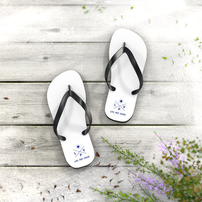 Life.Pep.Vigor. Logo Flip Flop