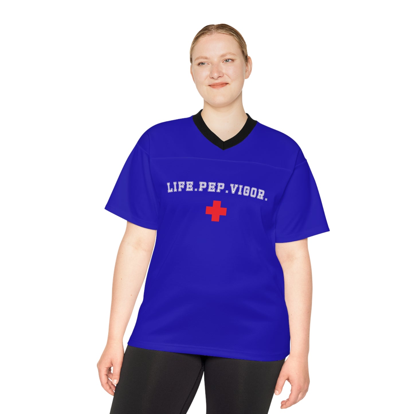 Life.Pep.Vigor. Football Jersey