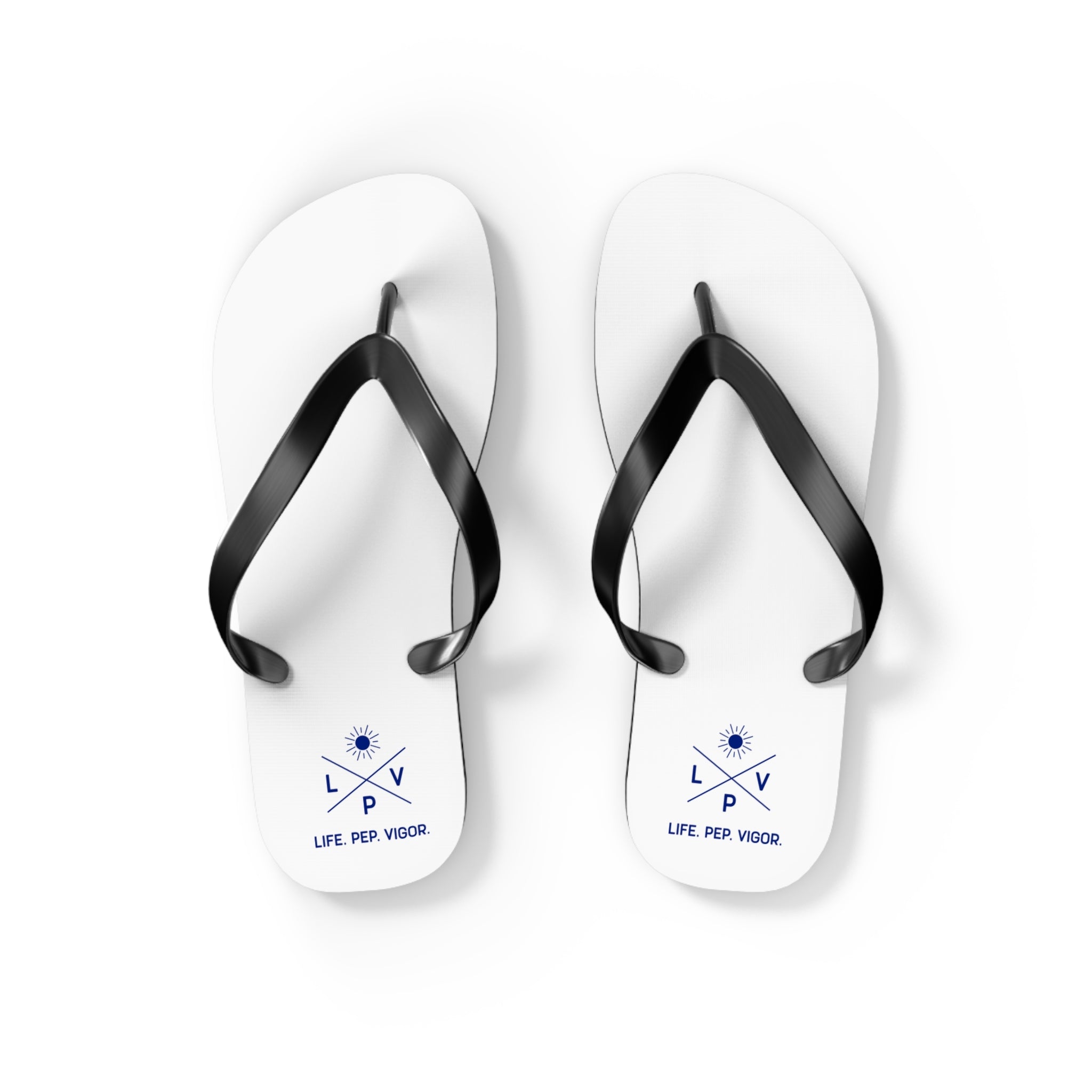 Life.Pep.Vigor. Logo Flip Flop