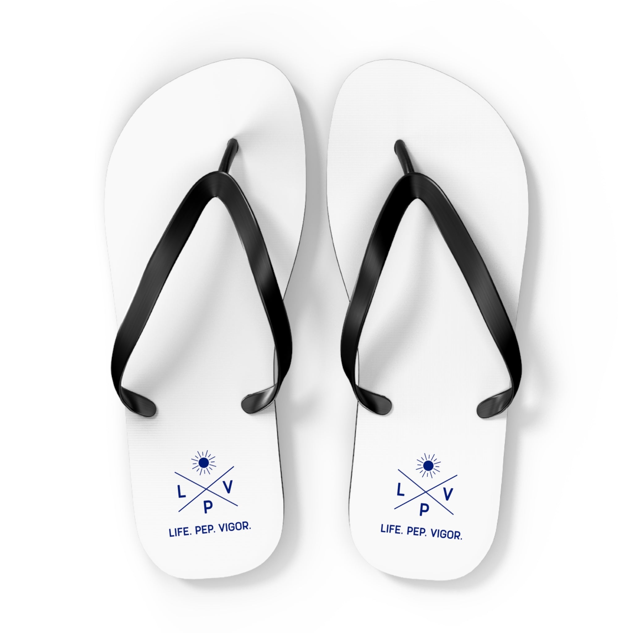 Life.Pep.Vigor. Logo Flip Flop