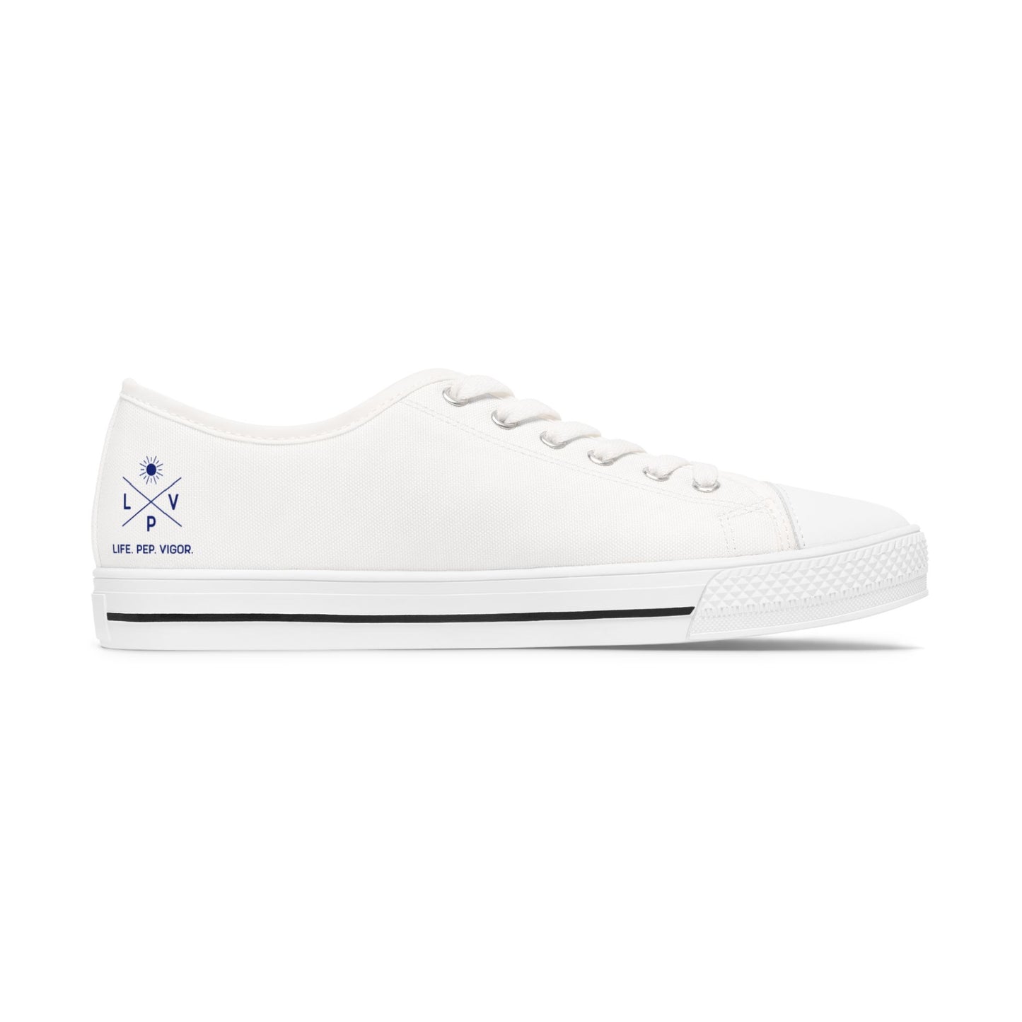 Life.Pep.Vigor. Simple White Sneaker
