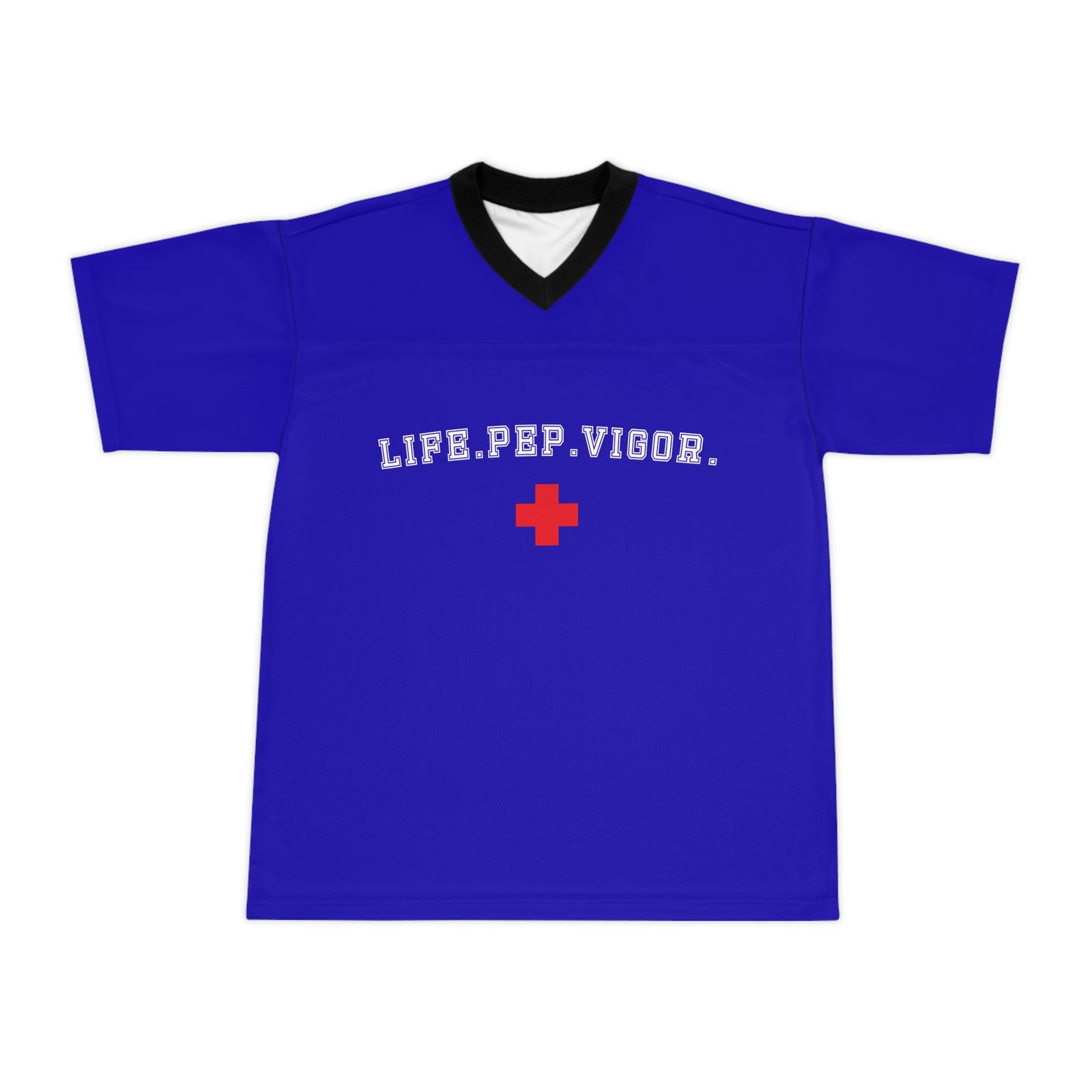 Life.Pep.Vigor. Football Jersey