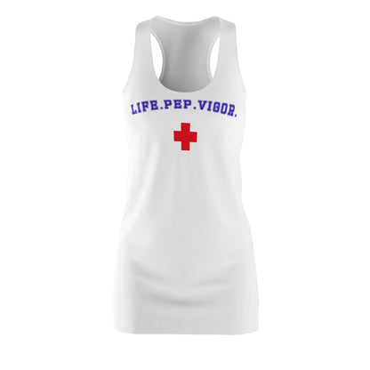 Life.Pep.Vigor. Racerback Dress