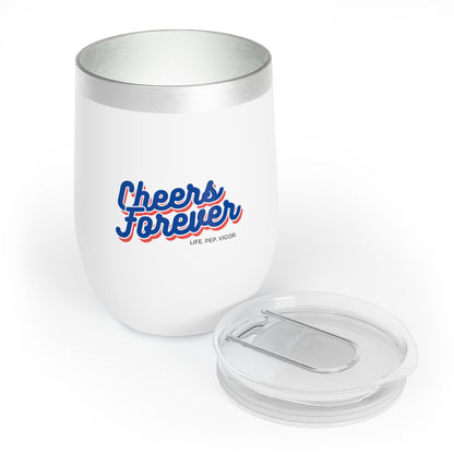 Cheers Wine Tumbler in White