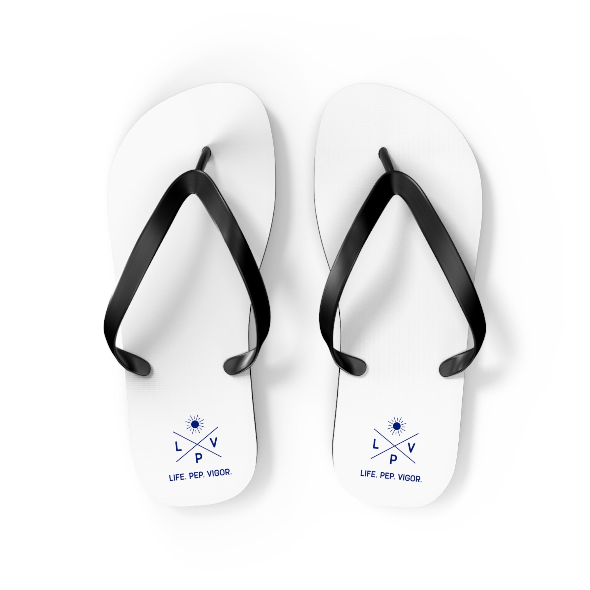 Life.Pep.Vigor. Logo Flip Flop