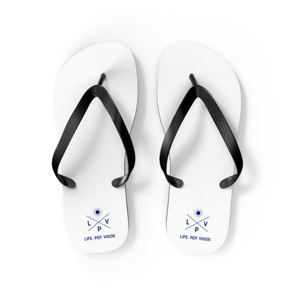 Life.Pep.Vigor. Logo Flip Flop