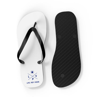 Life.Pep.Vigor. Logo Flip Flop