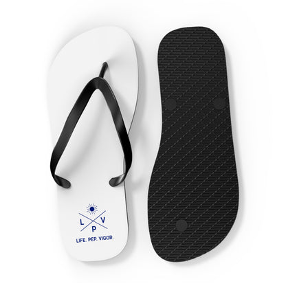 Life.Pep.Vigor. Logo Flip Flop