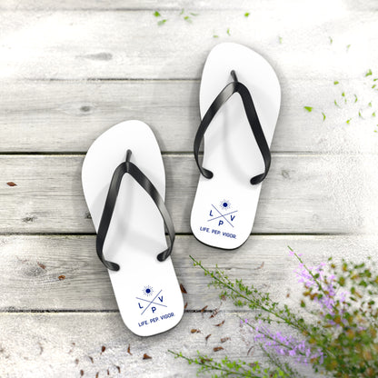 Life.Pep.Vigor. Logo Flip Flop
