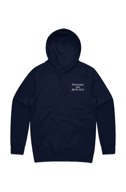 Booked Up Classic Fleece Hoodie - Navy