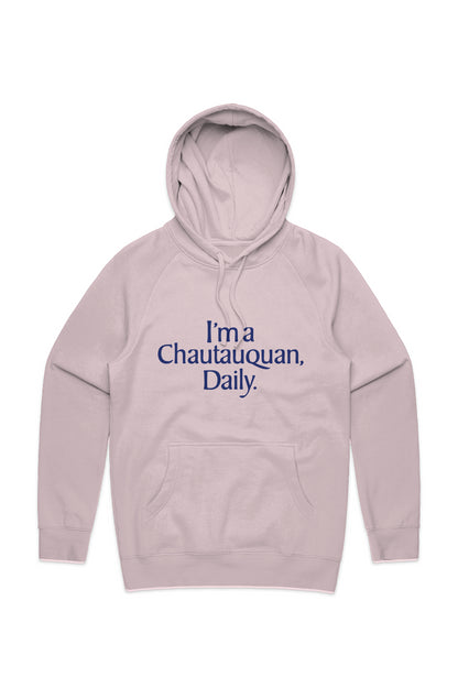 Daily Classic Fleece Hoodie - Bone, Pink