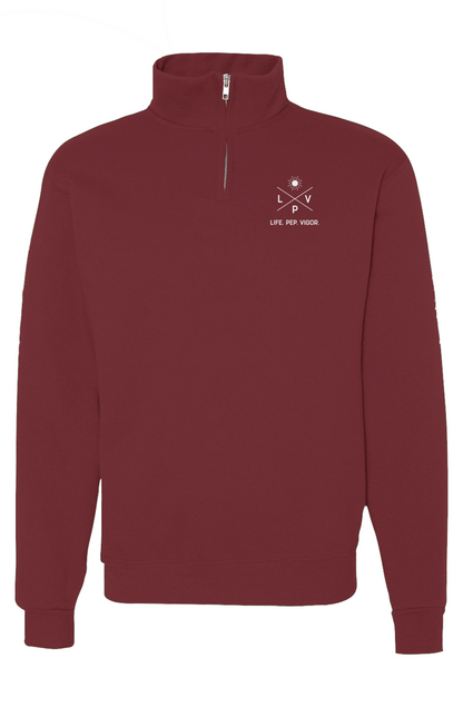 Life.Pep.Vigor. Quarter Zip Pullover