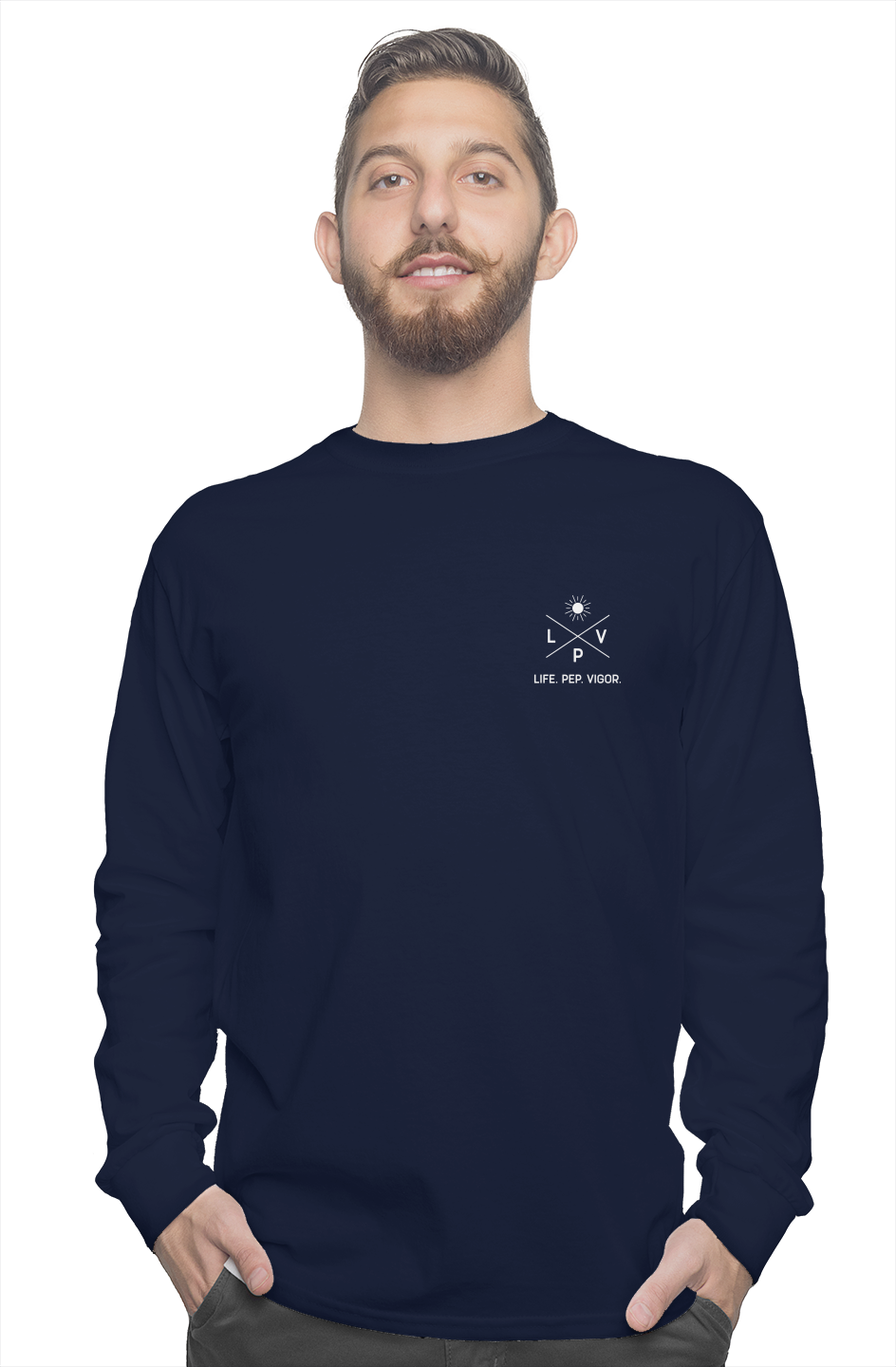 Life.Pep.Vigor. Long Sleeve Shirt