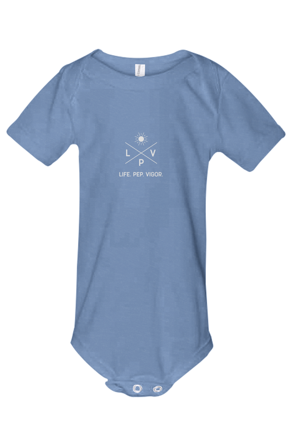 Life.Pep.Vigor. Logo Onesie