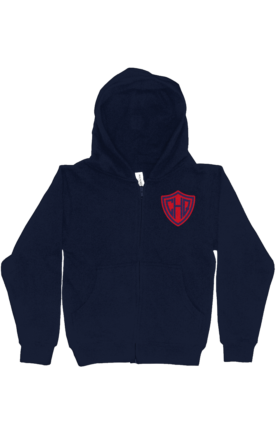 Badge Youth Full Zip Hoodie