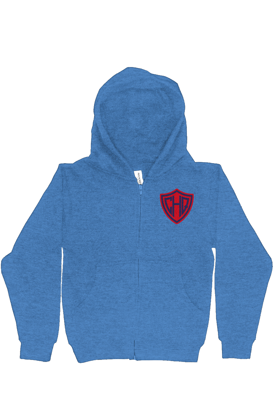 Badge Youth Full Zip Hoodie