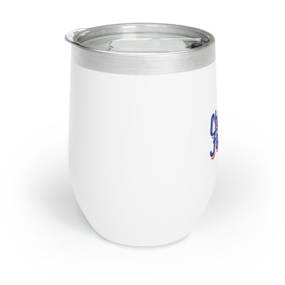 Cheers Wine Tumbler in White