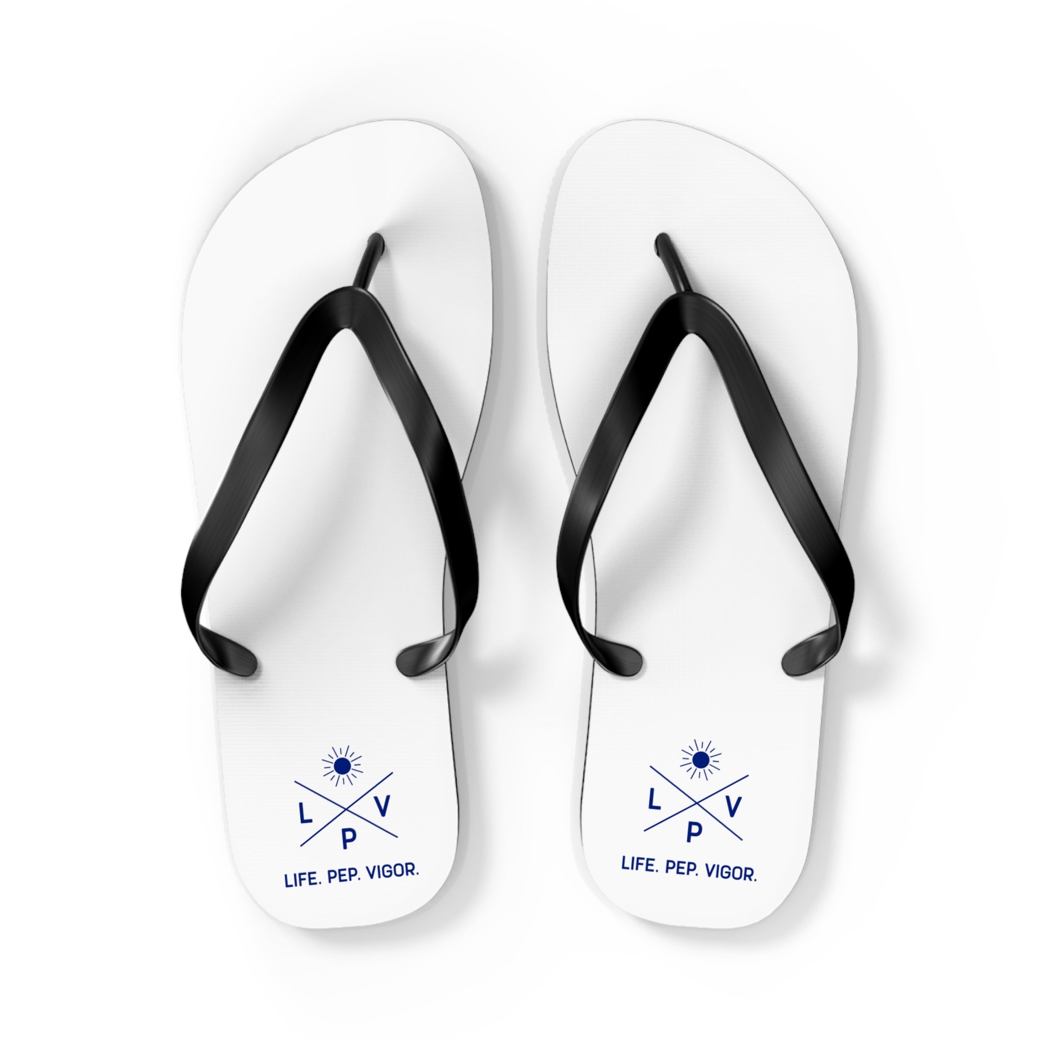 Life.Pep.Vigor. Logo Flip Flop