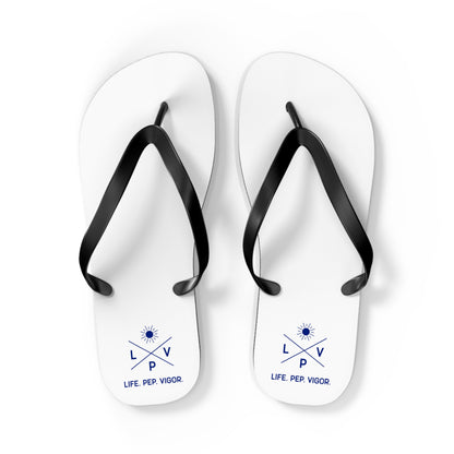 Life.Pep.Vigor. Logo Flip Flop