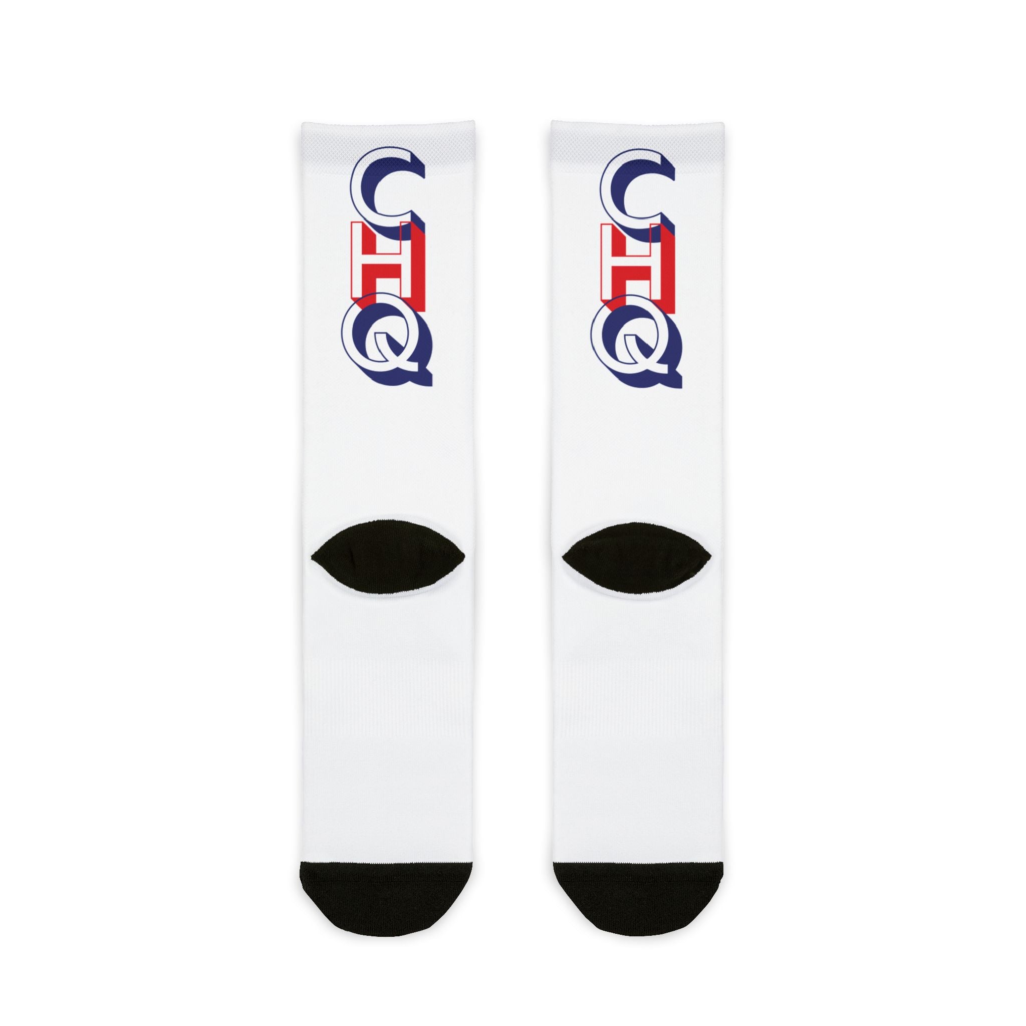 CHQ Red and Blue Crew Socks