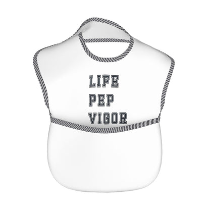 Life.Pep.Vigor. Collegiate Bib