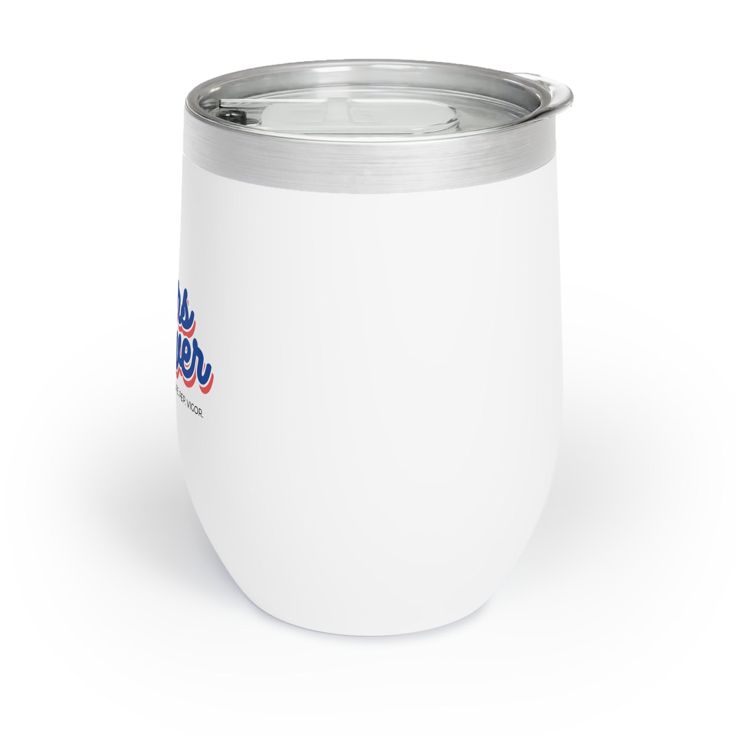 Cheers Wine Tumbler in White