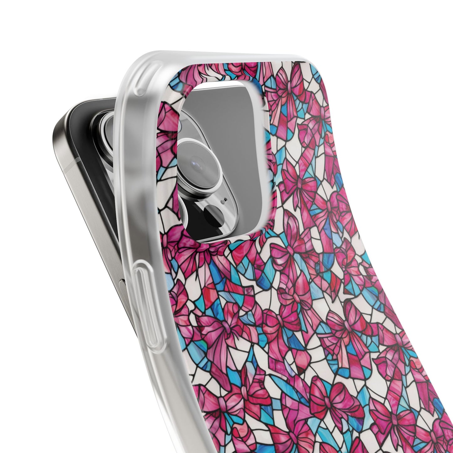 Stained Glass Bows SlimFlex Phone Case