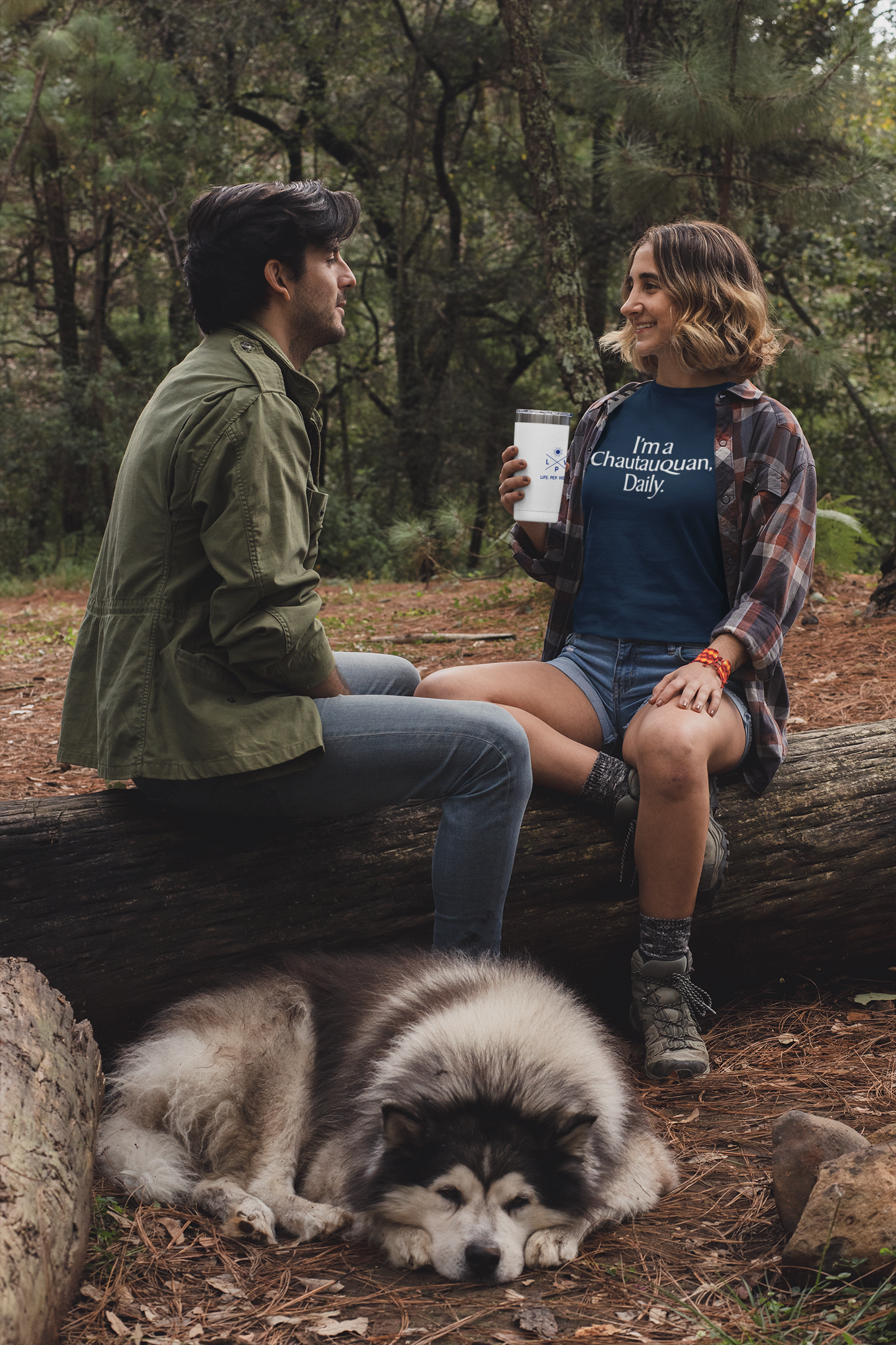 Daily Classic Tee - Navy