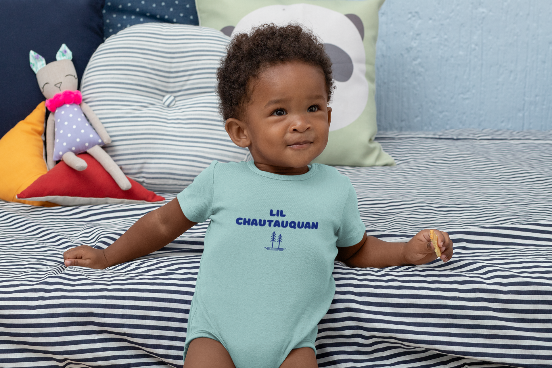 Lil Chautauquan Treeline Onesie