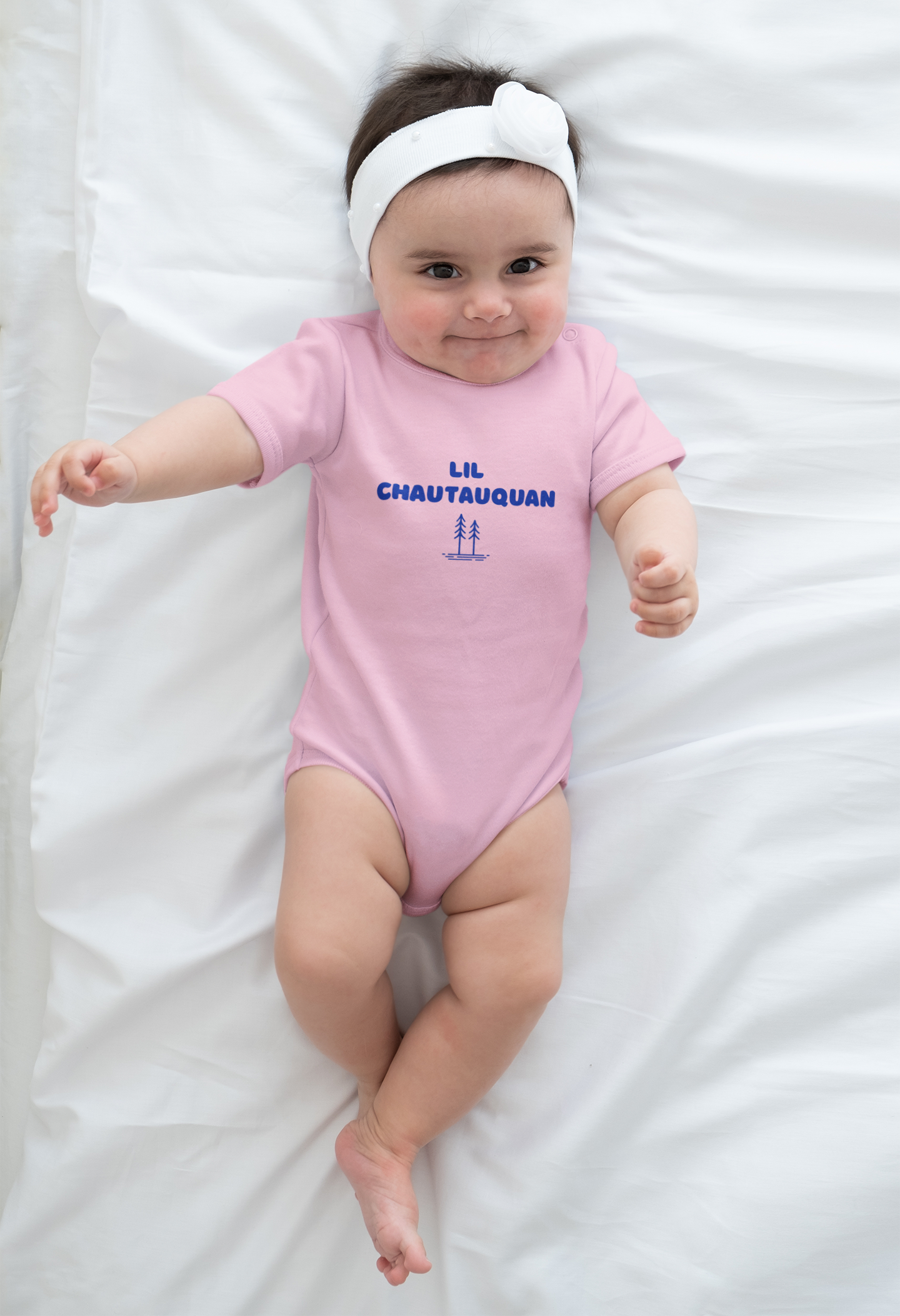 Lil Chautauquan Treeline Onesie