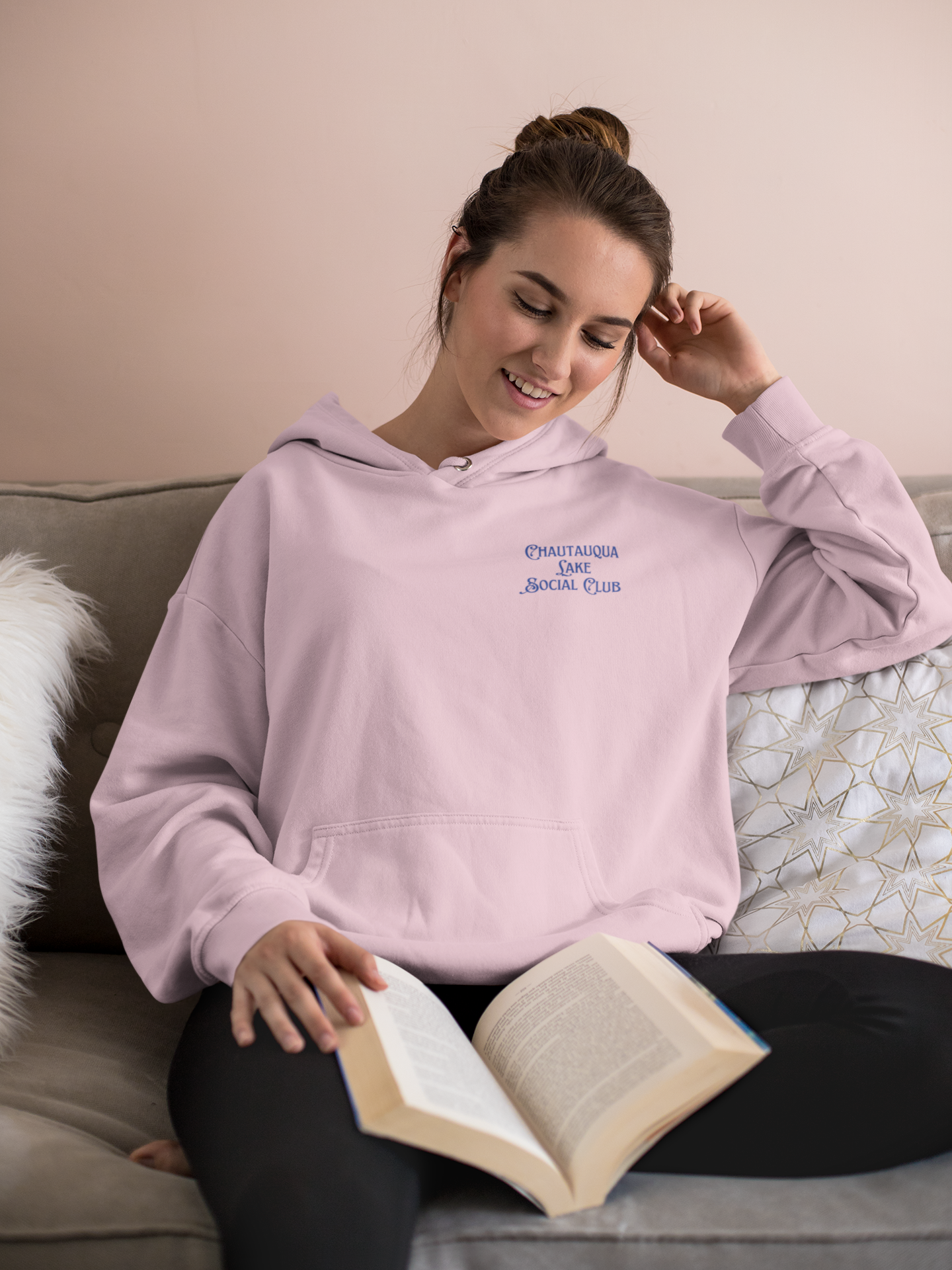 Booked Up Classic Fleece Hoodie - Light