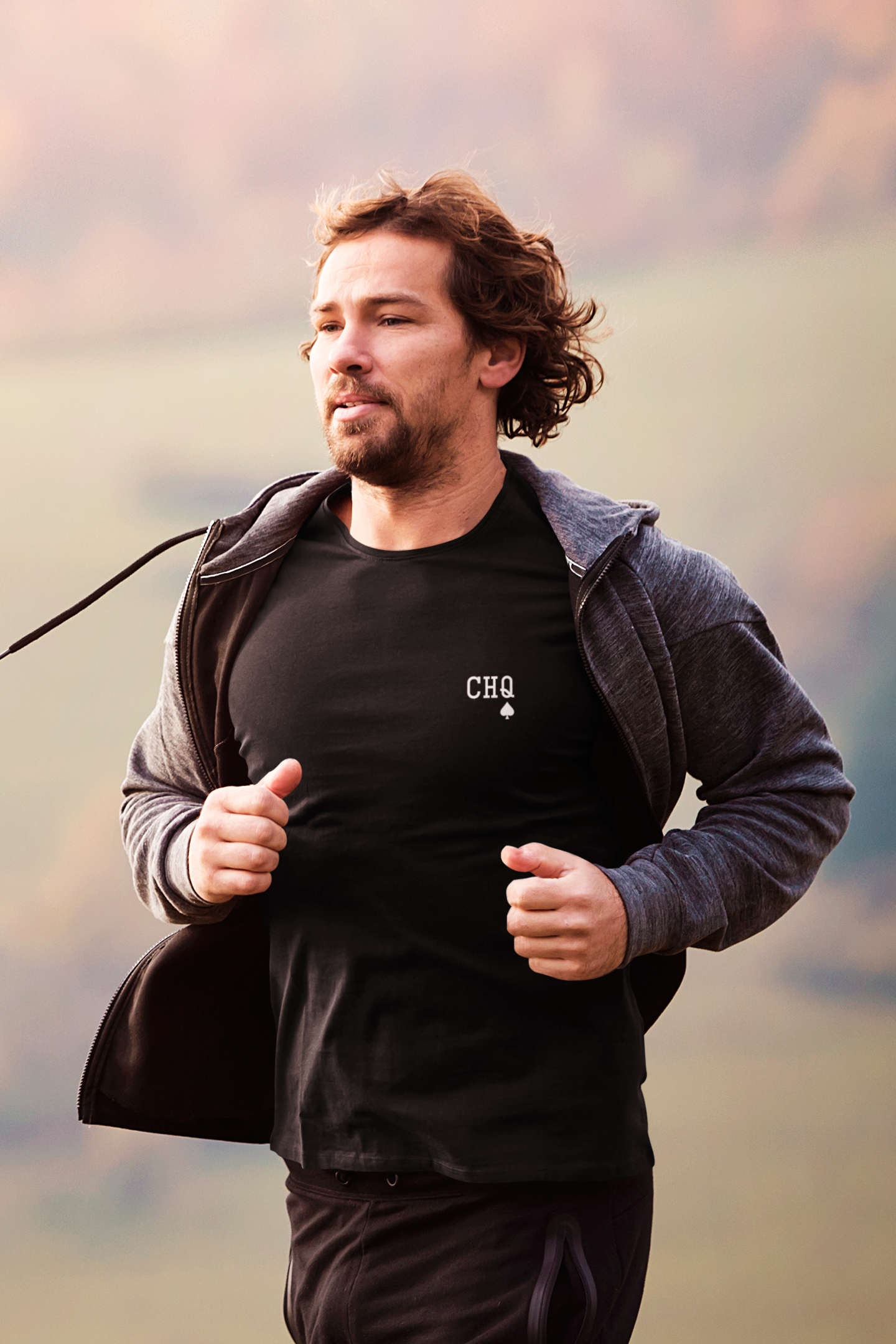 CHQ Spades Performance Tee - Black