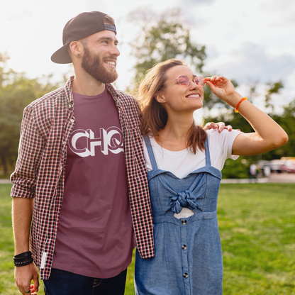 Retro CHQ Classic Tee - Burgundy